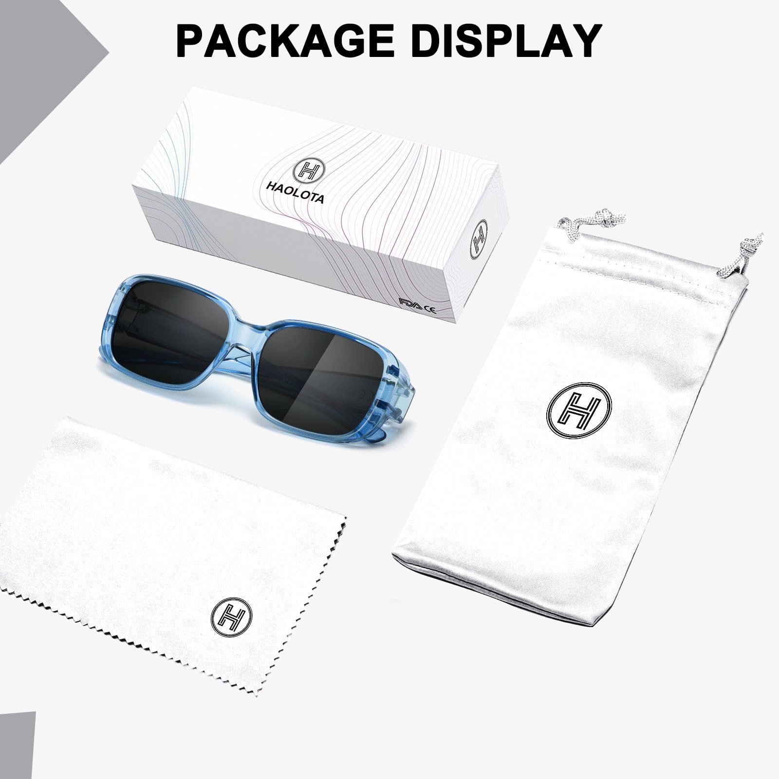 HAOLOTA Small Sunglasses Over Glasses Women SG0513