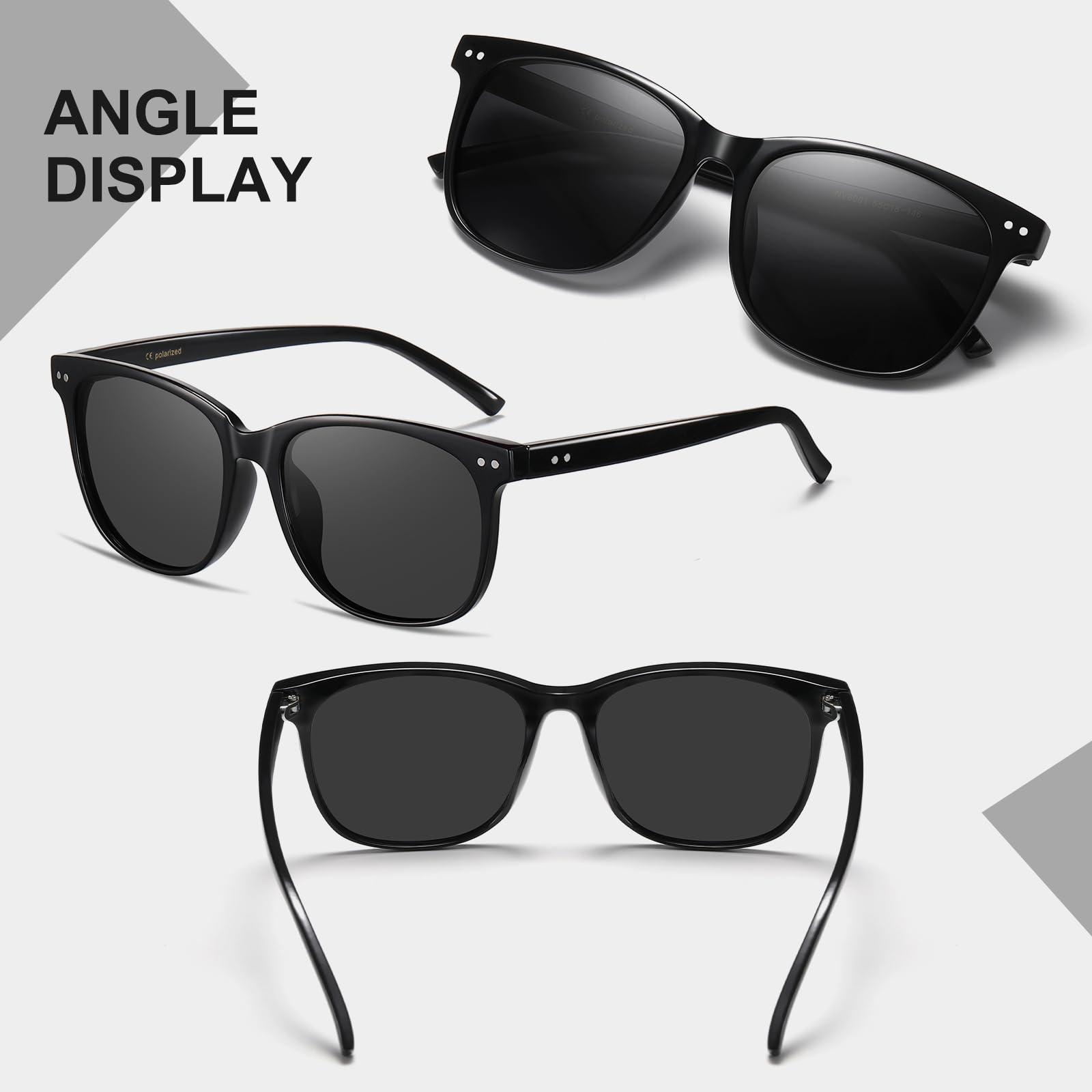 HAOLOTA 2pcs Classic Round Sunglasses Women SG8081-2P
