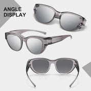 HAOLOTA Small Cat Eye Fit Over Sunglasses Women SG0171