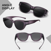 HAOLOTA Small Cat Eye Fit Over Sunglasses Women SG0171