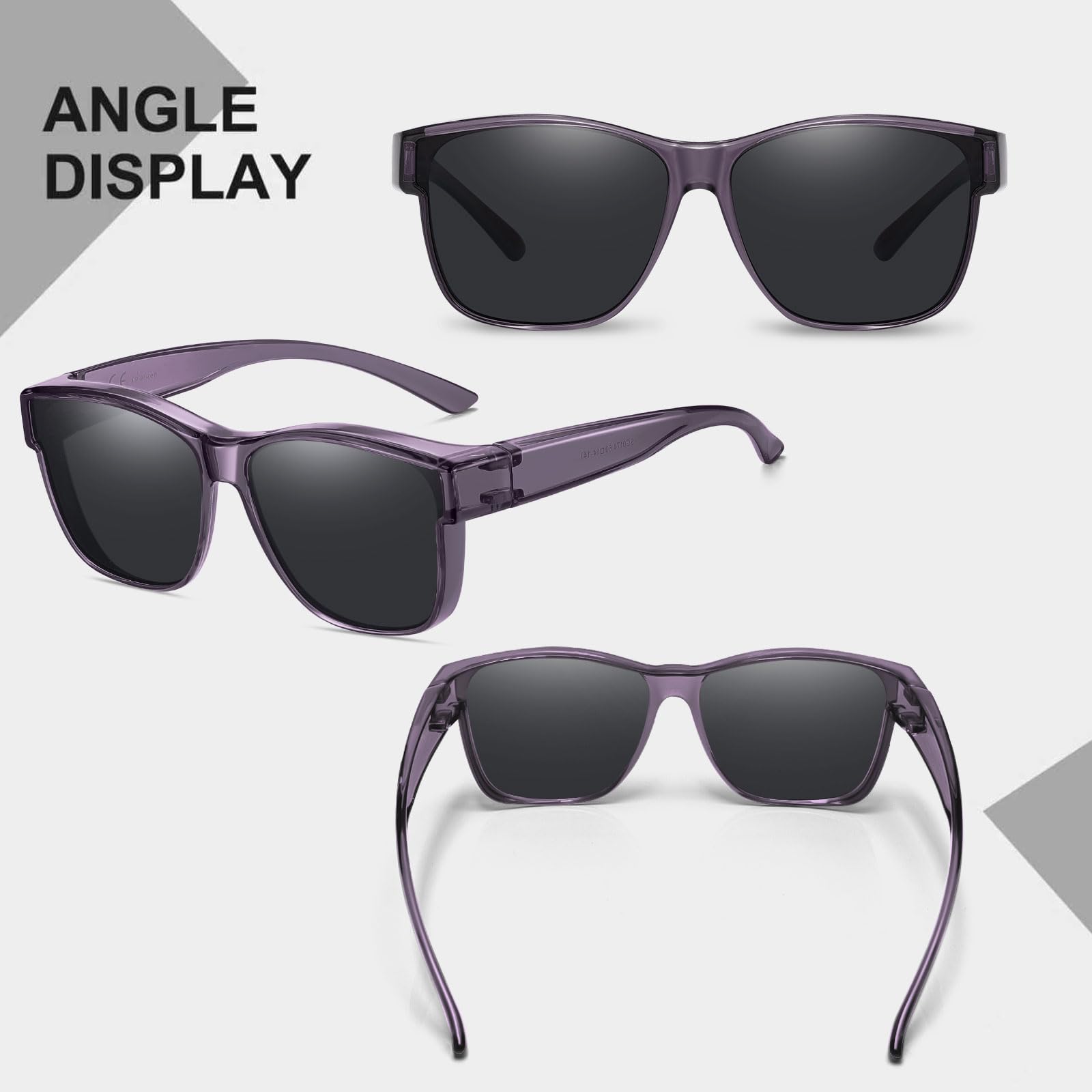 HAOLOTA Square Oversized Over Sunglasses Men SG0174L