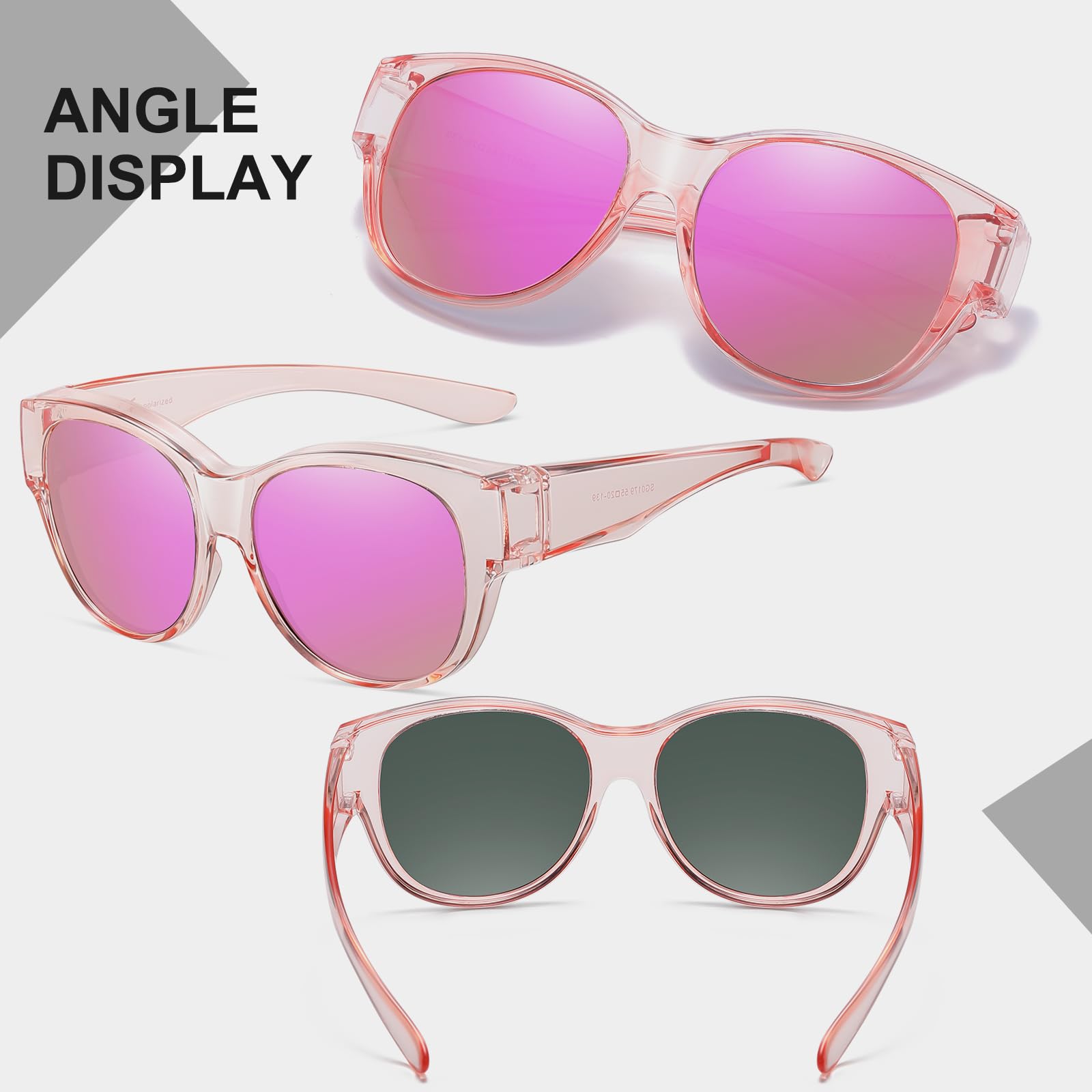 HAOLOTA Cat Eye Sunglasses Over Glasses SG0179