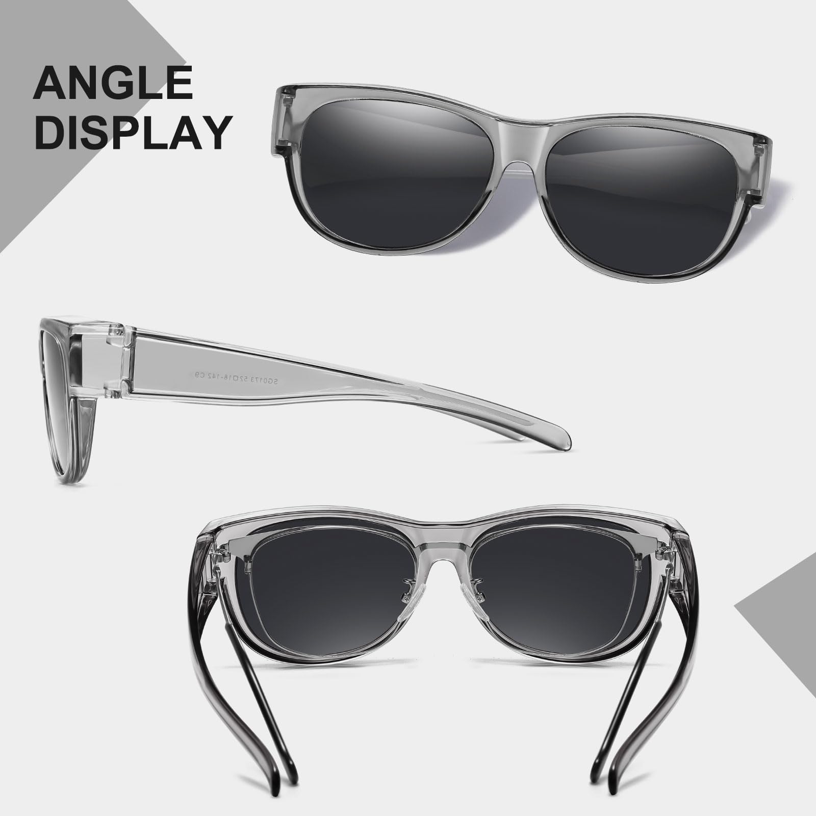 HAOLOTA Cat Eye Sunglasses Over Glasses Women SG0173