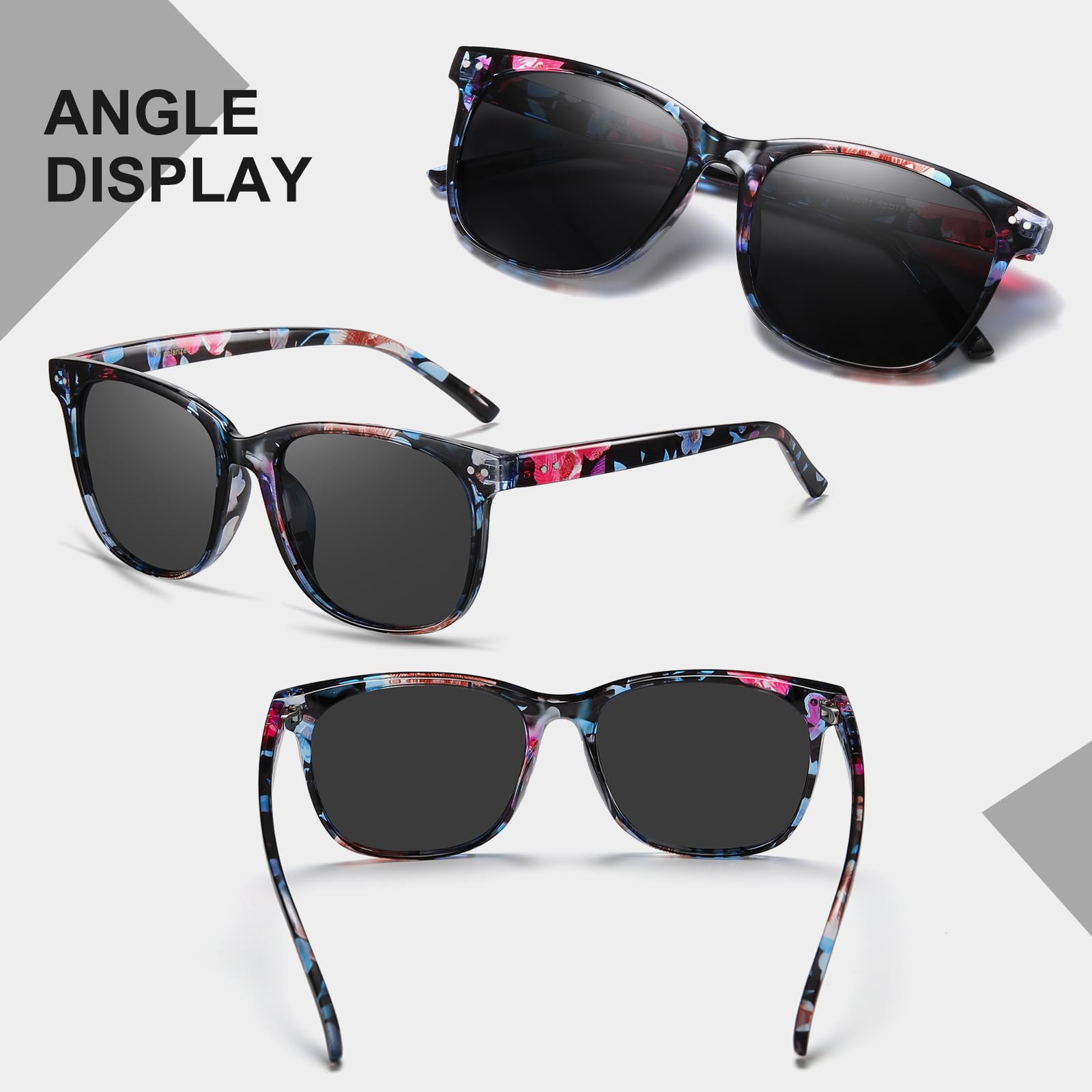 HAOLOTA 2pcs Classic Round Sunglasses Women SG8081-2P