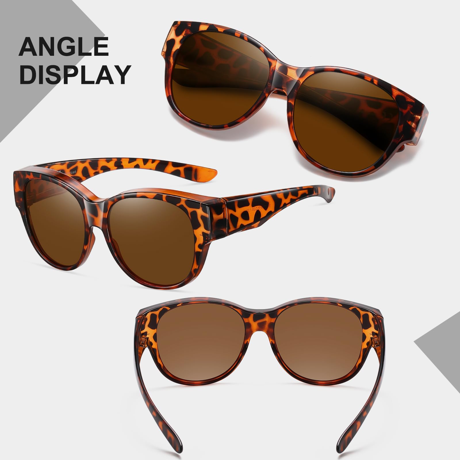 HAOLOTA Cat Eye Sunglasses Over Glasses SG0179