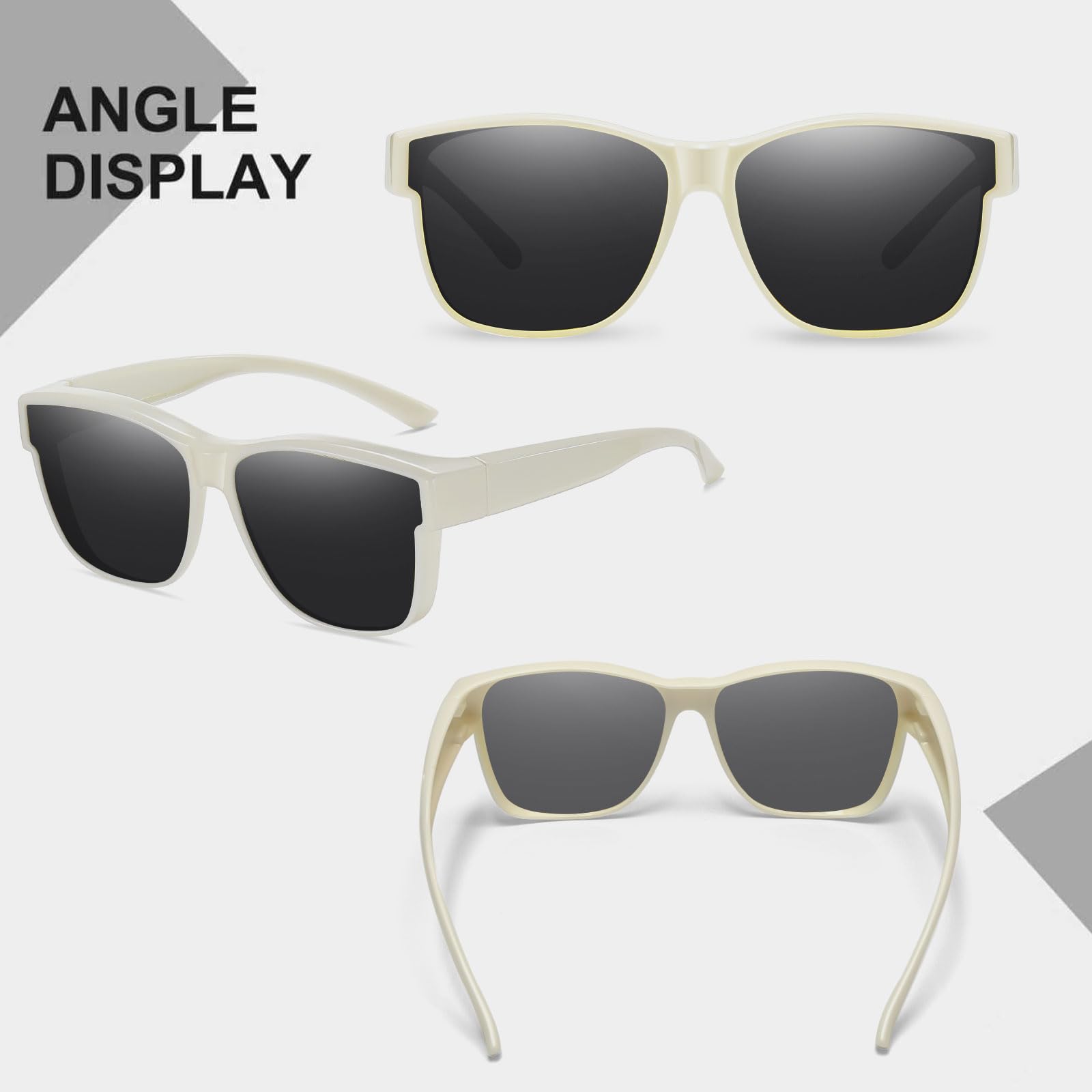 HAOLOTA Square Oversized Over Sunglasses Men SG0174L