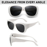 HAOLOTA Rhinestone Fit Over Sunglasses Women SG0107