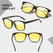 HAOLOTA Anti Glare Night Driving Glasses Women NV8081
