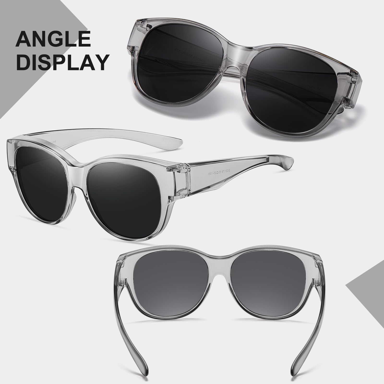 HAOLOTA Cat Eye Sunglasses Over Glasses SG0179