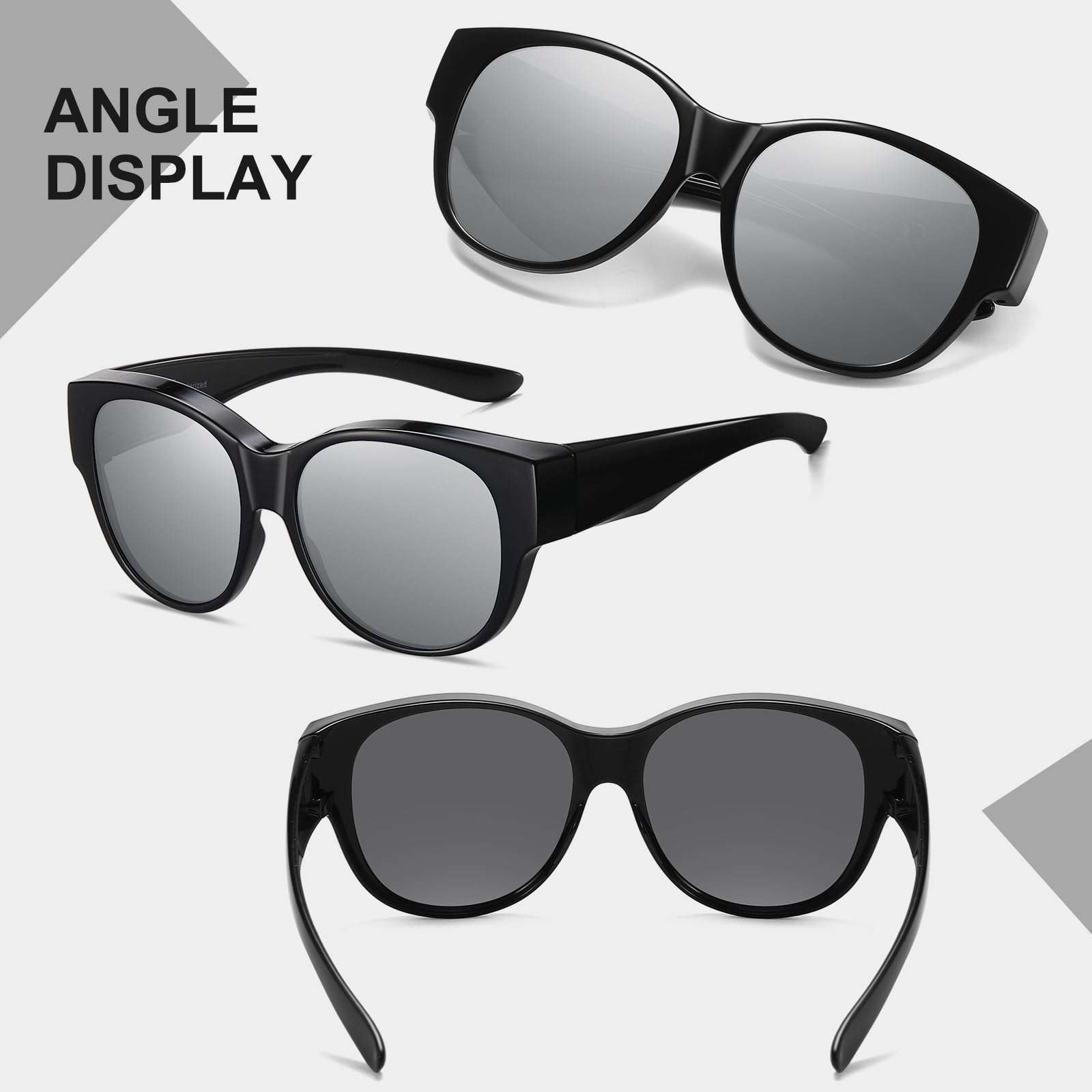 HAOLOTA Cat Eye Sunglasses Over Glasses SG0179