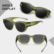 HAOLOTA Small Cat Eye Fit Over Sunglasses Women SG0171