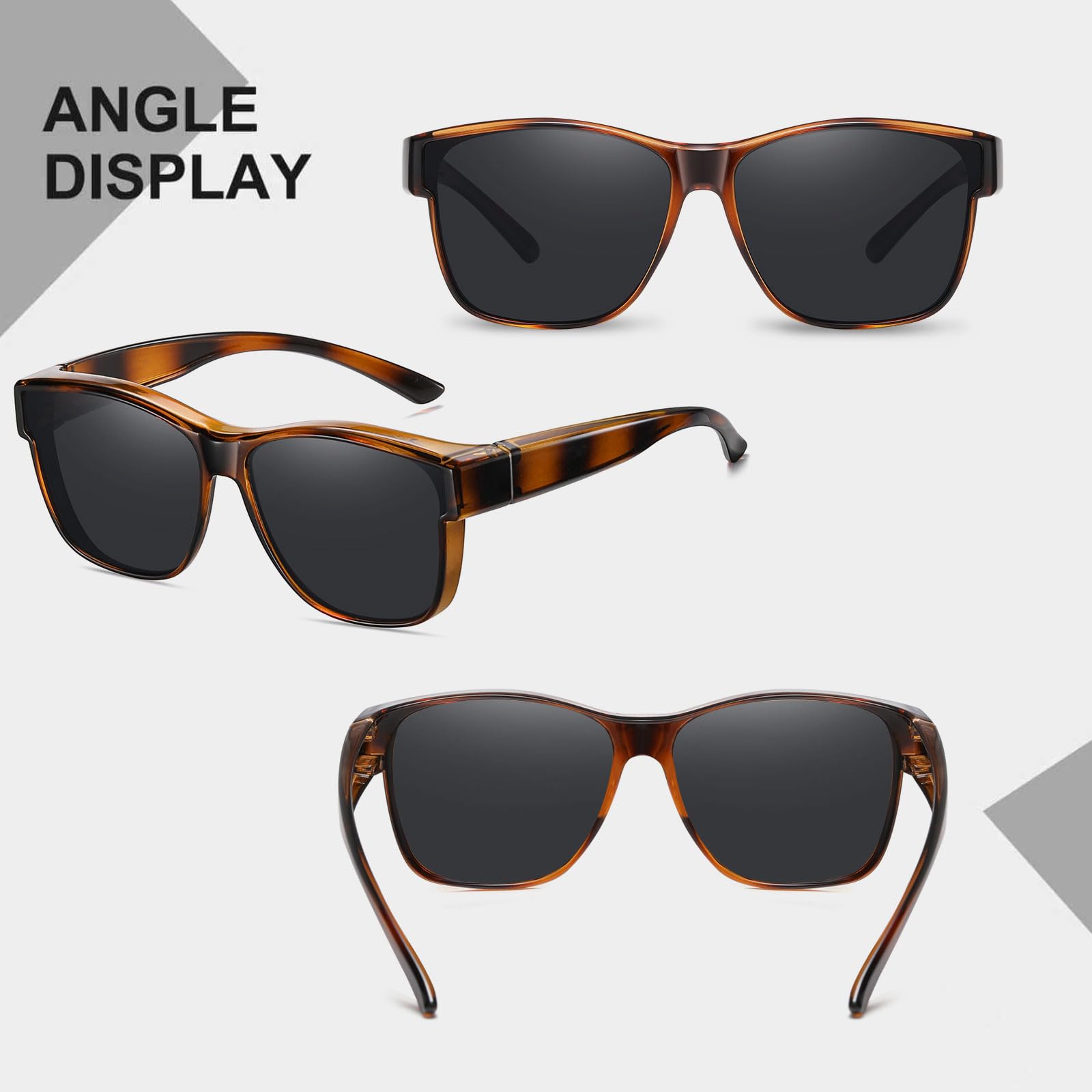 HAOLOTA Square Oversized Over Sunglasses Men SG0174L