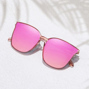 HAOLOTA Metal Frame Cat Eye Sunglasses Women SG1066