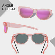 HAOLOTA Cat Eye Sunglasses Over Glasses Women SG0173
