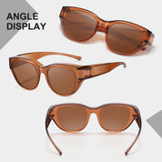 HAOLOTA Small Cat Eye Fit Over Sunglasses Women SG0171