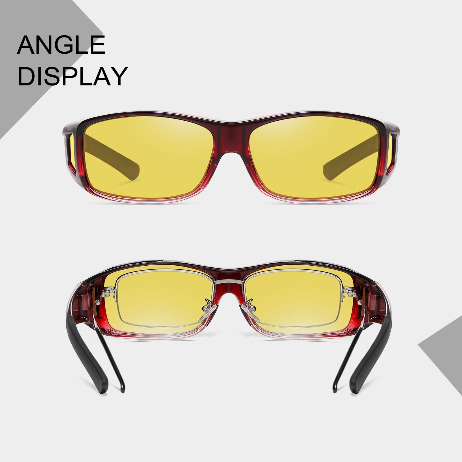 HAOLOTA Night Driving Over Glasses Men Women NV0154