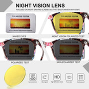 HAOLOTA Anti Glare Night Driving Glasses Women NV8081