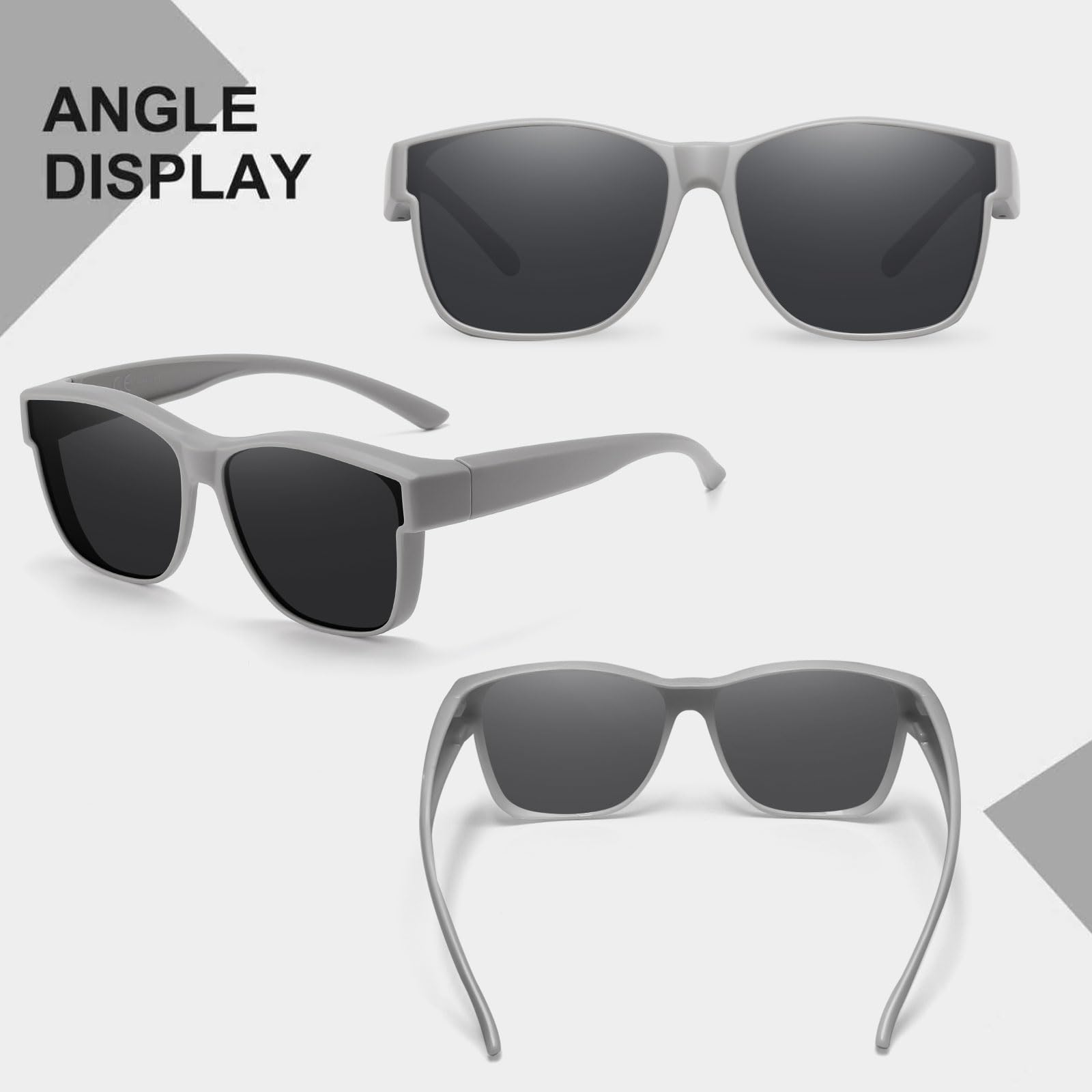 HAOLOTA Square Oversized Over Sunglasses Men SG0174L