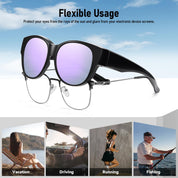 HAOLOTA Cat Eye Sunglasses Over Glasses SG0179