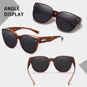 HAOLOTA Cat Eye Sunglasses Over Glasses Women SG0189