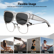 HAOLOTA Cat Eye Sunglasses Over Glasses Women SG0173
