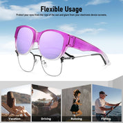 HAOLOTA Cat Eye Sunglasses Over Glasses SG0179