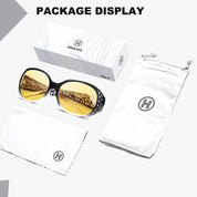 HAOLOTA Rhinestone Night Driving Glasses Women NV0008