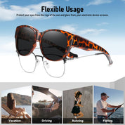 HAOLOTA Cat Eye Sunglasses Over Glasses SG0179