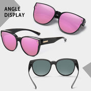HAOLOTA Cat Eye Sunglasses Over Glasses Women SG0189