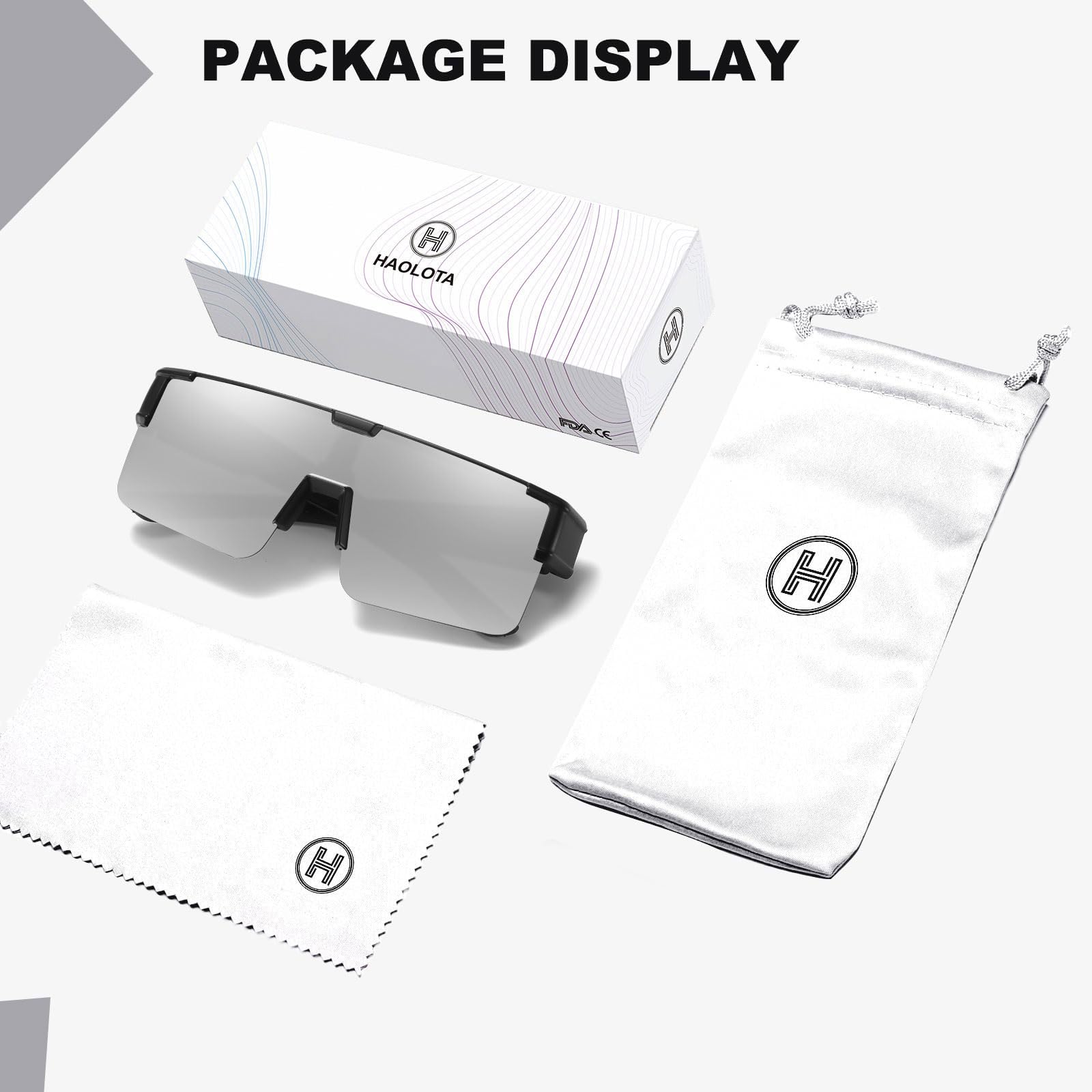 HAOLOTA Cycling Sunglasses Over Glasses Men SG0191
