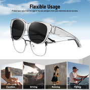 HAOLOTA Cat Eye Sunglasses Over Glasses SG0179