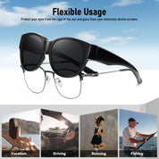 HAOLOTA Cat Eye Sunglasses Over Glasses SG0179