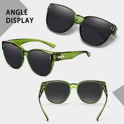 HAOLOTA Cat Eye Sunglasses Over Glasses Women SG0189