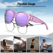 HAOLOTA Cat Eye Sunglasses Over Glasses SG0179