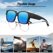 HAOLOTA 3pcs Polarized Over Sunglasses Men Women SG1824-3P
