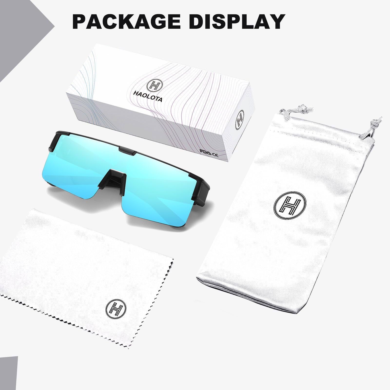 HAOLOTA Cycling Sunglasses Over Glasses Men SG0191